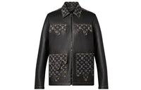 LOUIS VUITTON X Nigo Crazy Mix Leather Denim Blouson