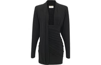 SAINT LAURENT Long Sleeved Dress Women's Black