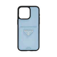 PRADA Leather Material Logo Design Phone Cases Compatibility With IPhone 15 Pro Max Original Design