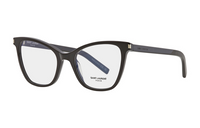 SAINT LAURENT Plastic Cat Eye Eyeglass Frames Women's Black