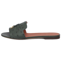 Loro Piana Slide Slippers Women's Green