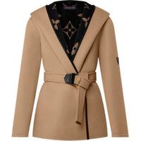 LOUIS VUITTON Coats Women's Brown