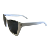 SAINT LAURENT - Butterfly Sunglasses Unisex White