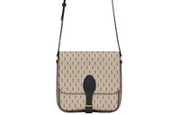 SAINT LAURENT Coated Canvas With Leather Shoulder Bag, Crossbody Bag Medium Size Men's