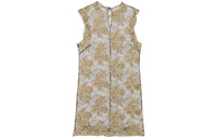 SAINT LAURENT Sleeveless Dresses Women's Yellow