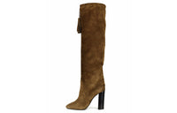 SAINT LAURENT Knee-high Boots 10.5cm Women's Brown