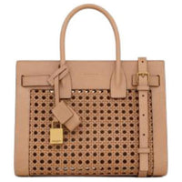 SAINT LAURENT SAC DE JOUR Vegetable Tanned Calfskin Handbag Regular Women's Brown