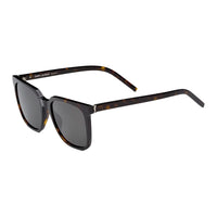 SAINT LAURENT Acetate Square Sunglasses Women's Tortoiseshell