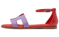 HERMES Santorini Strap Sandals Women's Fuchsia