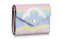 LOUIS VUITTON Escale Zoe Coated Canvas Wallet Women's Pink