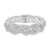 DIOR Diamond Bracelets Unisex Silver