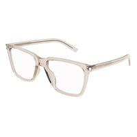SAINT LAURENT Acetate Rectangular Eyeglass Frames Women's Transparent