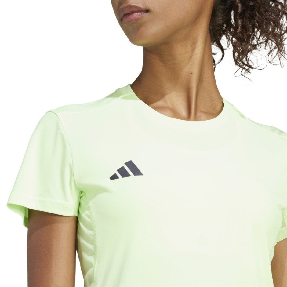 (WMNS) adidas Adizero Essentials Running Shirt Asia Sizing 'Green' IN2251