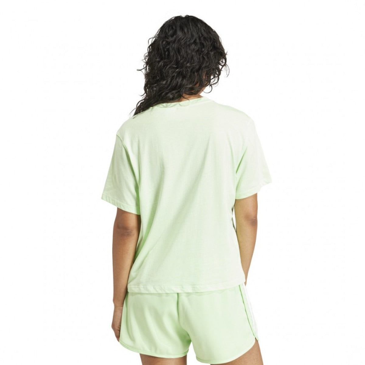 (WMNS) adidas Adicolor Trefoil Boxy T-Shirt Asia Sizing 'Green' IN8436