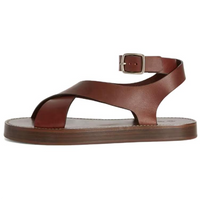 Loro Piana Sumie Strap Sandals Women's Chocolate