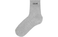CELINE Mid-Calf Socks Women's 1 Pack Gray