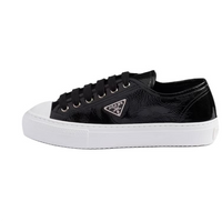 PRADA Naplak Low Top Skateboard Shoes Women's Black