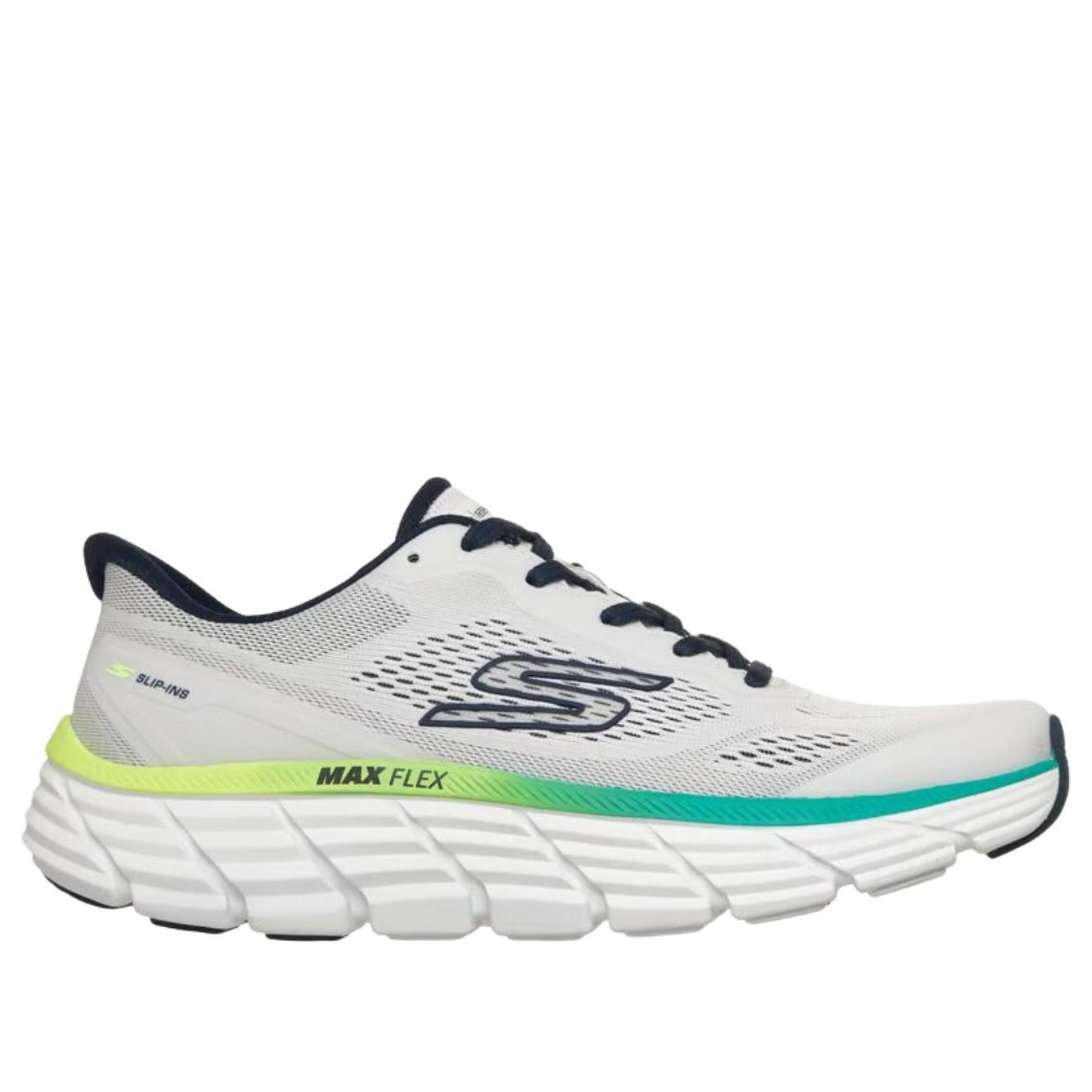 Skechers Max Flex 'White Multi' 221240-WMLT