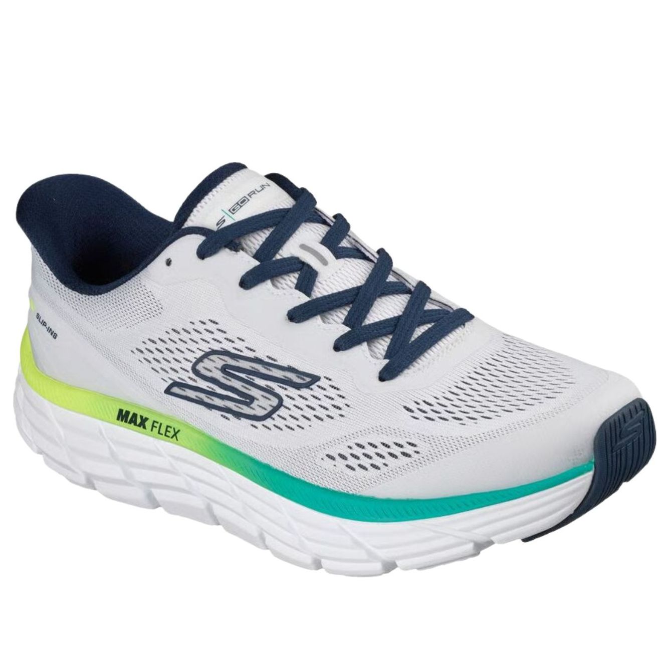 Skechers Max Flex 'White Multi' 221240-WMLT