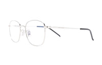 SAINT LAURENT Eyeglass Frames Men Silver