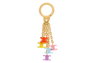 CELINE Brass Resin Glass Pendants Unisex Gold