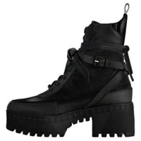 LOUIS VUITTON Laureate Ankle Boots 5cm Women's Black