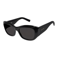 SAINT LAURENT Acetate Cat Eye Sunglasses Women's Black