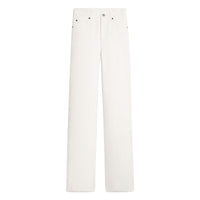 CELINE Kitty Jeans In Optic White Wash Denim