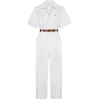 SAINT LAURENT Jumpsuit Women's White