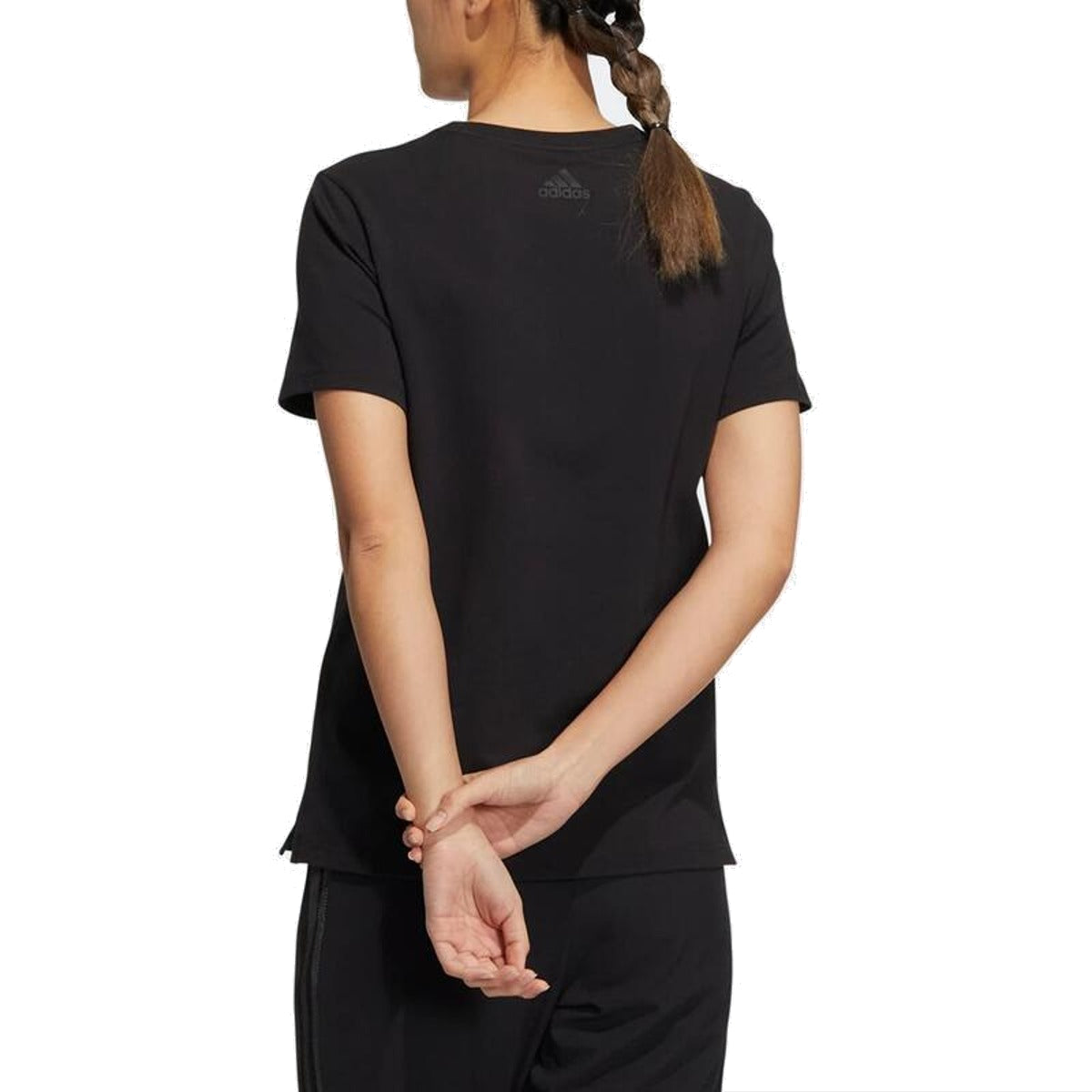 (WMNS) adidas Must Have BOS T-Shirt Asia Sizing 'Black' HM7044