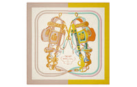 HERMES Shawls Women's Light Umber/Yellow