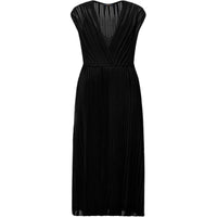 LOUIS VUITTON Pleated Silk Dress
