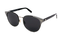 DIOR Metal Irregular Shape Sunglasses Men's Black