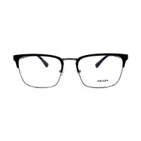 PRADA Eyeglass Frames Men Black/Gunmetal