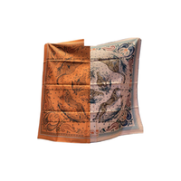 HERMES Silk Knit Scarves Women's Multicolor