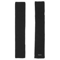 SAINT LAURENT Wool Leather Gloves Unisex Black