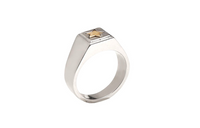 SAINT LAURENT Metal Rings Men's Silver