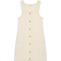 CELINE Sleeveless Dress Women's Ecru