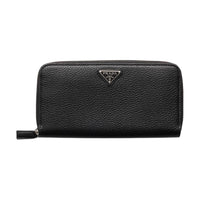 PRADA Leather Wallet Men's Black