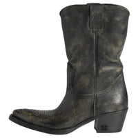 MIU MIU Texan Ankle Boots 4.5cm Women's Brown