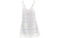 CHANEL 21P Slip Dress Women's White