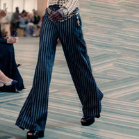CHANEL Casual Pants Women's Black