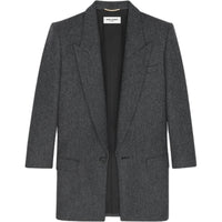 SAINT LAURENT SS22 Business Suits Coats Women's Gray
