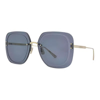 DIOR Metal Acetate Square Sunglasses Women's Gold