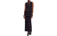 CHANEL SS23 Sleeveless Dress Women's Black
