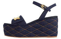 LOUIS VUITTON Strap Sandals Women's Dark Blue