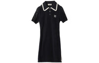 MIU MIU Short Sleeved Dresses Women's Blue