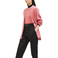 HERMES FW24 Cashmere Sweater Women's Garnet Pink