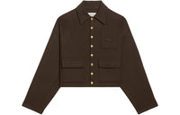 CELINE Jacket Women's Dark Brown
