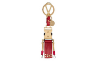 PRADA Keychains Women's Gold/Red